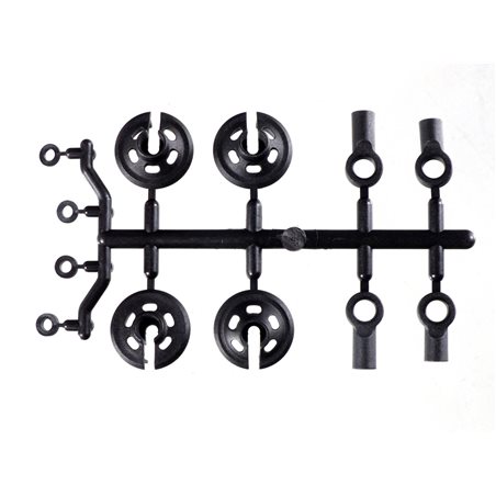 Shock Rod End, Spring Cup Set MSB1