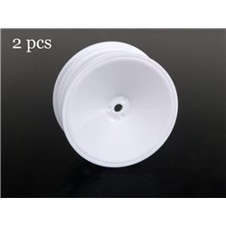 2WD Front Wheels 2.2in 12mm Hex (White) MSB1