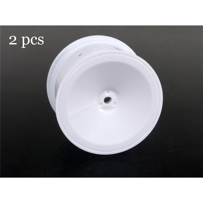 Rear Wheels 2.2in 12mm (White) MSB1