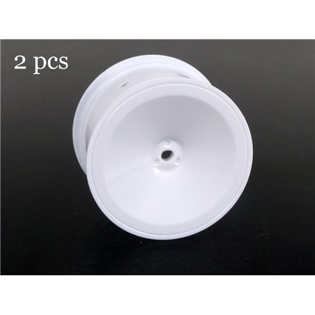 Rear Wheels 2.2in 12mm (White) MSB1