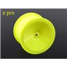 Rear Wheels 2.2in 12mm (Yellow) MSB1