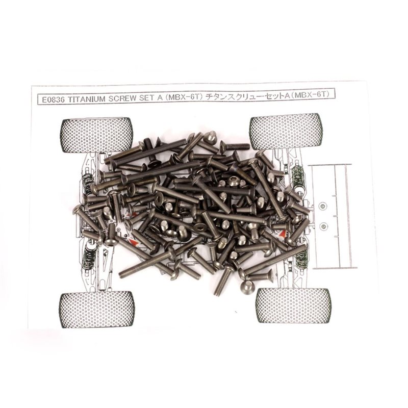 TITANIUM SCREW SET A MBX6T