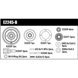 CENTER DIFF. GEAR SET 46T