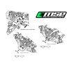 Rear Rollcenter Shims, Carbon 1.0mm - MTC2 (2)
