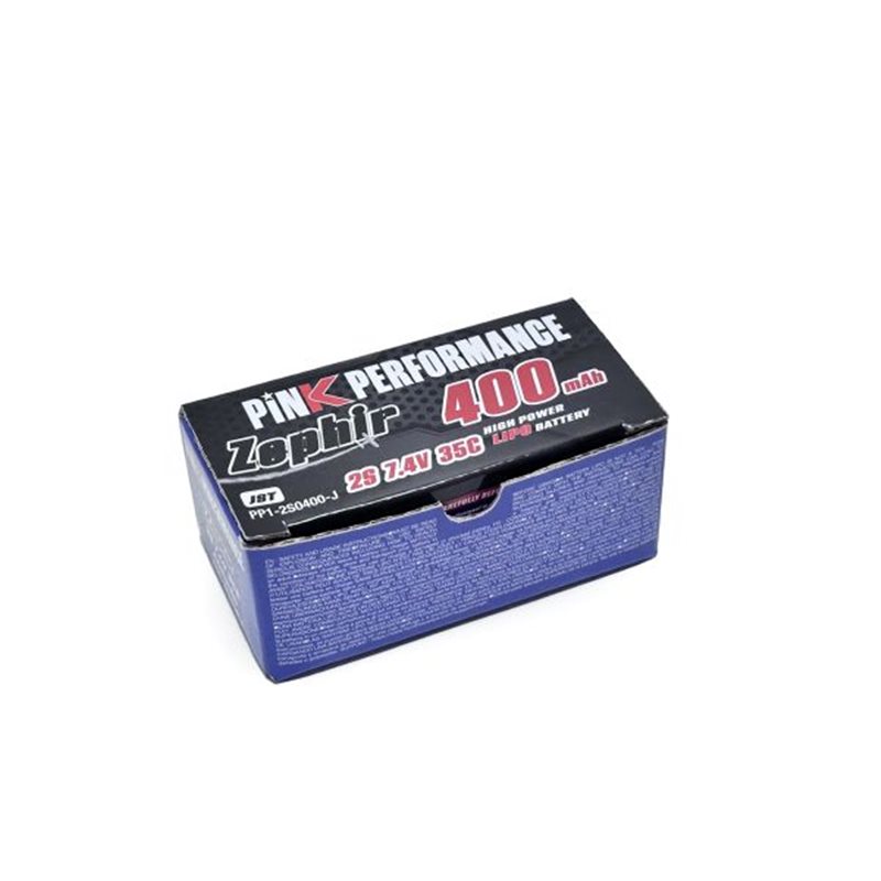 Pink Performance Zephir LiPo 2S 7.4V-400-35C (JST) 40x21x15mm 24g
