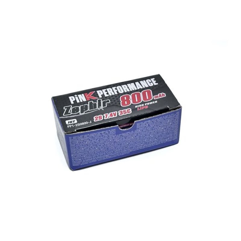 Pink Performance Zephir LiPo 2S 7.4V-800-35C (JST) 70x31x15mm 49g