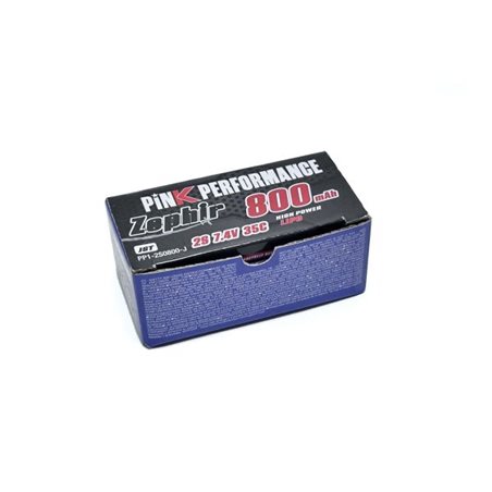 Pink Performance Zephir LiPo 2S 7.4V-800-35C (JST) 70x31x15mm 49g