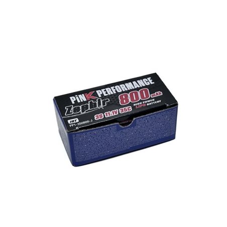 Pink Performance Zephir LiPo 3S 11.1V-800-35C (JST) 70x31x20.5mm 72g