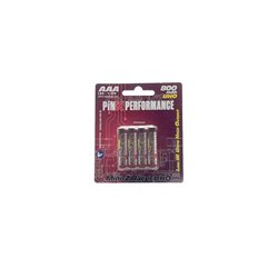 Pink Performance Batteries R3-AAA Ni-Mh 800Mah (4) UHO
