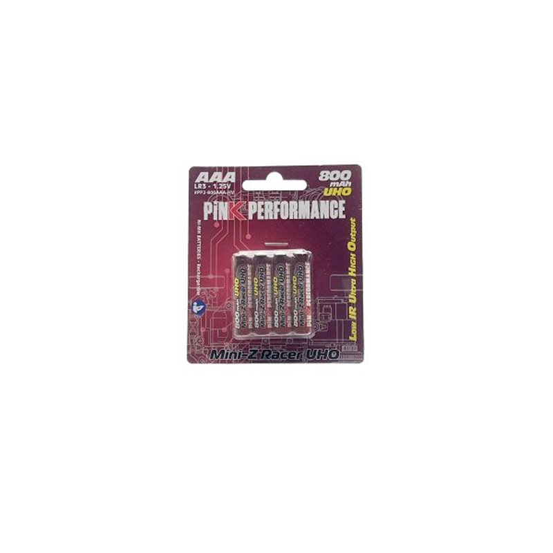 Pink Performance Batteries R3-AAA Ni-Mh 800Mah (4) UHO