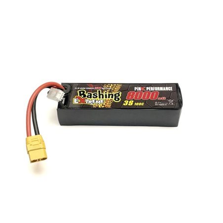 Pink Extreme Bashing LiPo 3S 11.1V-8000-100C Multi 157x47x34mm 515g