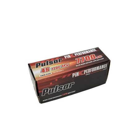 Pink Performance Pulsar LiPo 4S 15.2V-7700-130C(5mm) 139x47x48mm 600g