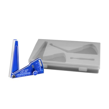 JConcepts - Aluminum camber gauge, 85mm  - blue 