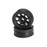 Hazard - 1.9" RC10 front wheel - black (3/16 x 5/16" flanged bearing fit)