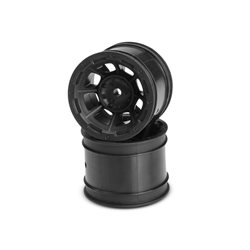 Hazard - 1.7" RC10 rear wheel - black (1/4" original axle)