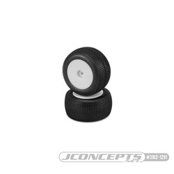 Sprinter - green compound - pre-mounted, white wheels (Fits - Losi Mini-T 2.0)