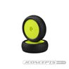 Ellipse - green compound - pre-mounted, yellow wheels (Fits - Losi Mini-B front)