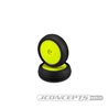 Hawk - green compound - pre-mounted, yellow wheels (Fits - Losi Mini-B front)