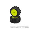 Animal - green compound - pre-mounted, yellow wheels (Fits - Losi Mini-T 2.0 | Mini-B rear)