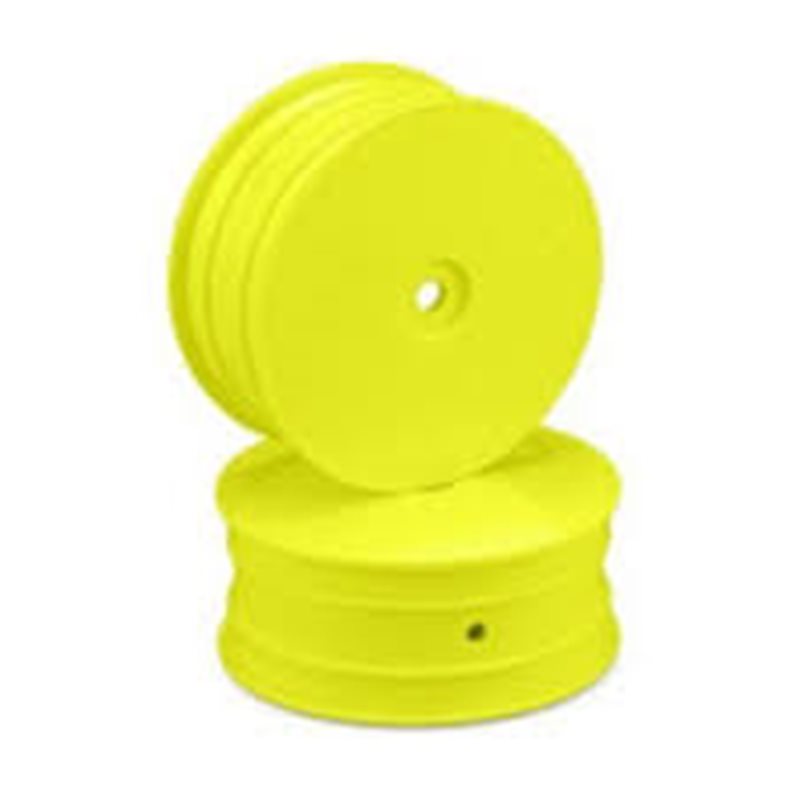 Mono - TLR 22X-4 | B74.1 | XB4 | SDX-4 | ZX7 | D418, 2.2" 12mm hex front wheel (yellow) - 4pc. 