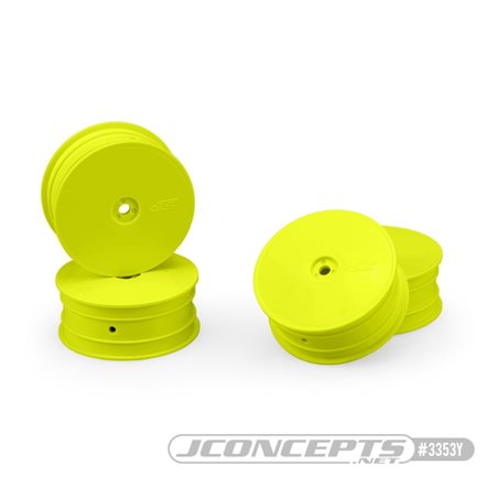 Mono - TLR 22X-4, B74.1, XRAY XB4, front wheel (yellow) - 4pc. 