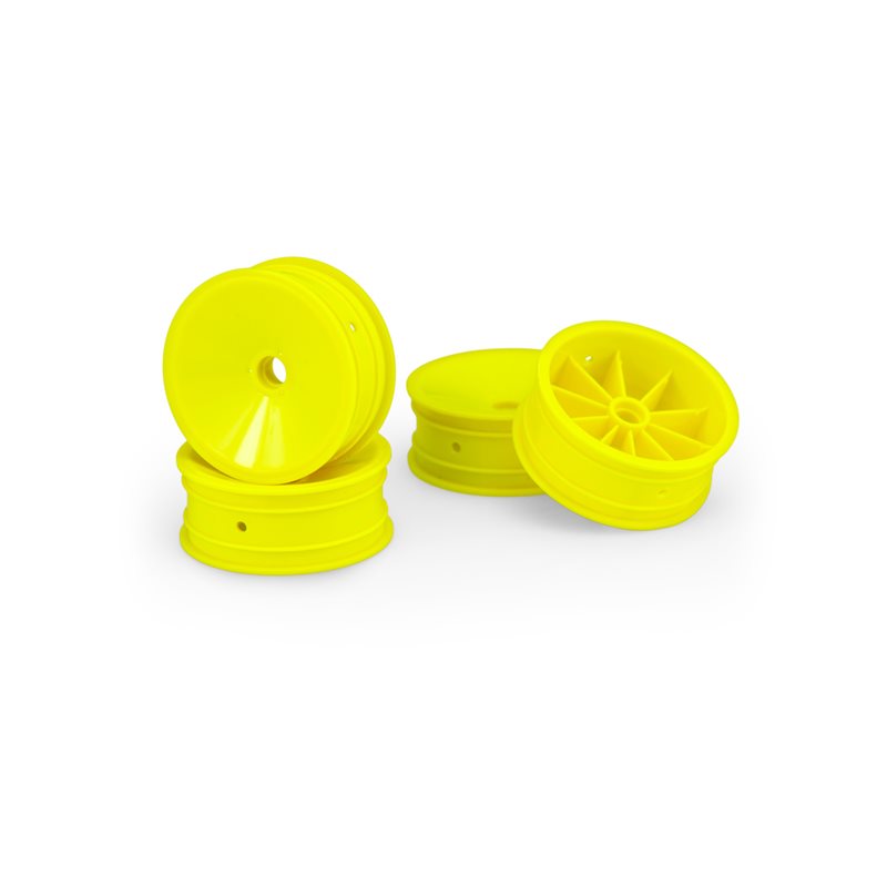 Mono - RC10, RC10B2, RC10B3 2.2" front wheel (yellow) - 4pc