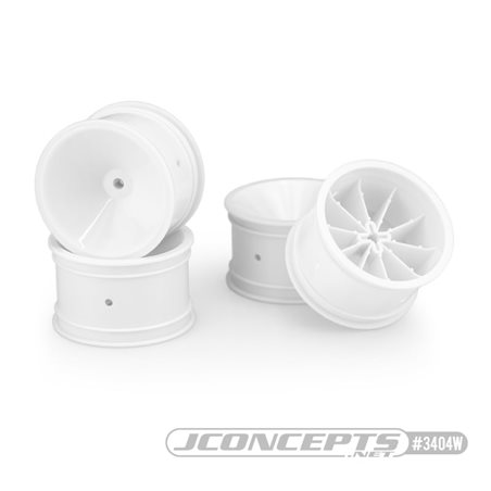 Mono - RC10, RC10B2, RC10B3 2.2" rear (3/16" axle) wheel (white) - 4pc