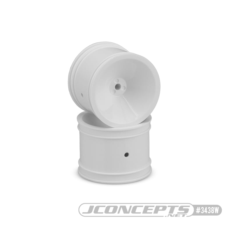 Mono - 1.9" RC10 front wheel - white (3/16 x 5/16" flanged bearing fit)