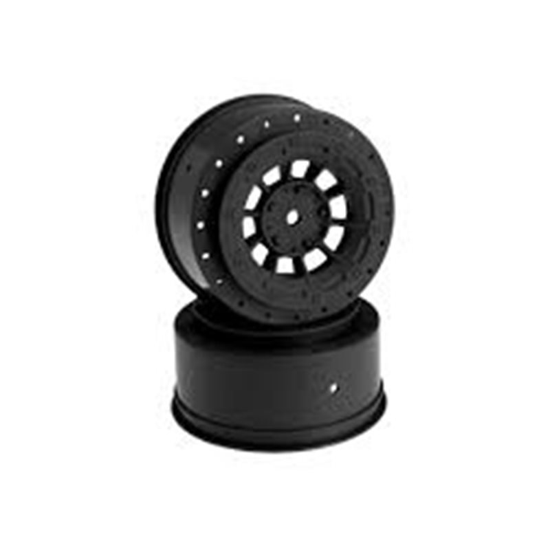 Hazard - SC6 +3mm wider off-set - 12mm hex wheel - 2pc. - (black)
