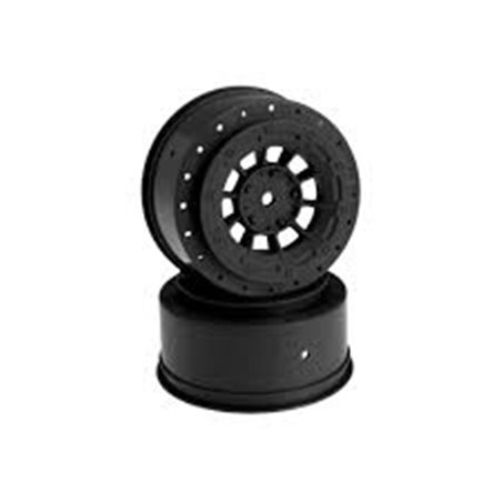 Hazard - SC6 +3mm wider off-set - 12mm hex wheel - 2pc. - (black)