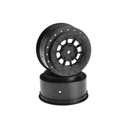 Hazard - Losi Ten SCT-E, Ten SCT-Nitro and 22 SCT wheel - black - 2pc. 