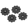 Hazard - Losi SCT-E, 22 SCT wheel dish - 4pc. (black) - fits 3352 wheel