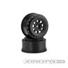9-shot 12mm hex SC10 | SC6.2 +3mm offset wheel - black, 2pc.