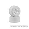 9-shot 12mm hex SC10 | SC6.2 +3mm offset wheel - white, 2pc.