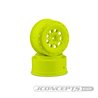9-shot 12mm hex SC10 | SC6.2 +3mm offset wheel - yellow, 2pc.
