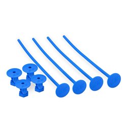 JConcepts - 1/10th off-road tire stick - holds 4 mounted tires (blue) - 4pc.