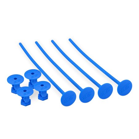 JConcepts - 1/10th off-road tire stick - holds 4 mounted tires (blue) - 4pc.