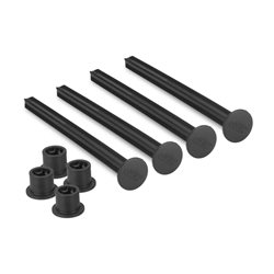 JConcepts - 1/8th off-road tire stick - holds 4 mounted tires (black) - 4pc.