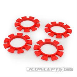 JConcepts - Satellite tire gluing rubber bands - red - fits 1/10th, SCT and 1/8th buggy