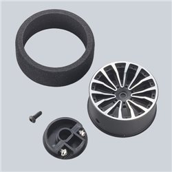 Aluminium Steering Wheel2 Black