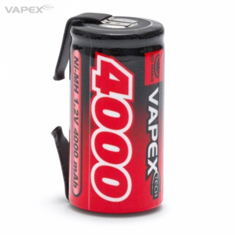 NiMH Batteri 1,2V 4000mAh Sub-C
