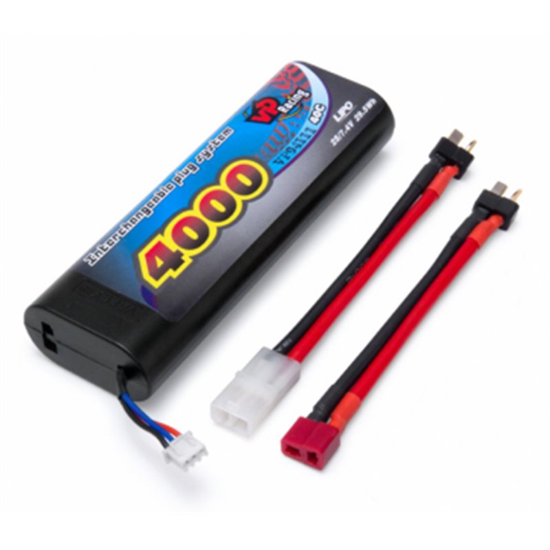 Li-Po Batteri 2S 7,4V 4000mAh 40C Multi-kontakt