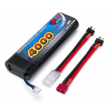 Li-Po Batteri 2S 7,4V 4000mAh 40C Multi-kontakt