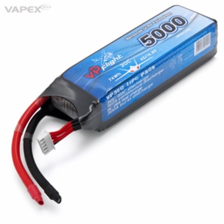 Li-Po Batteri 4S 14,8V 5000mAh 30C PREMIUM