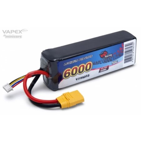 Li-Po Batteri 3S 11,1V 6000mAh 50C XT90-Kontakt