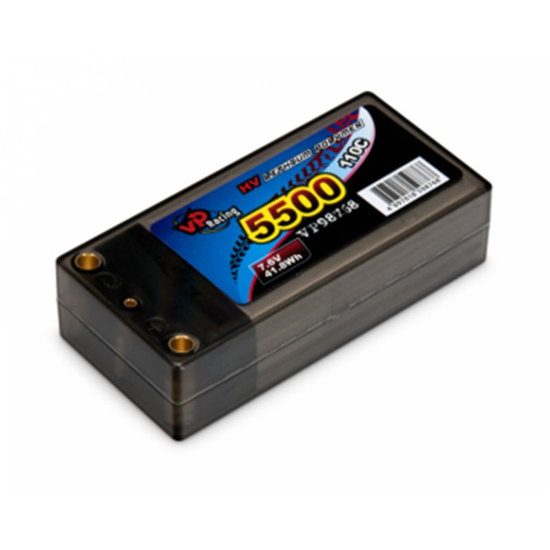 Li-Po Batteri 2S 7,6V 5500mAh 110C Shorty EFRA2019