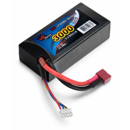 Li-Po Batteri 3S 11,1V 3000mAh 35C Hard T-Kontakt