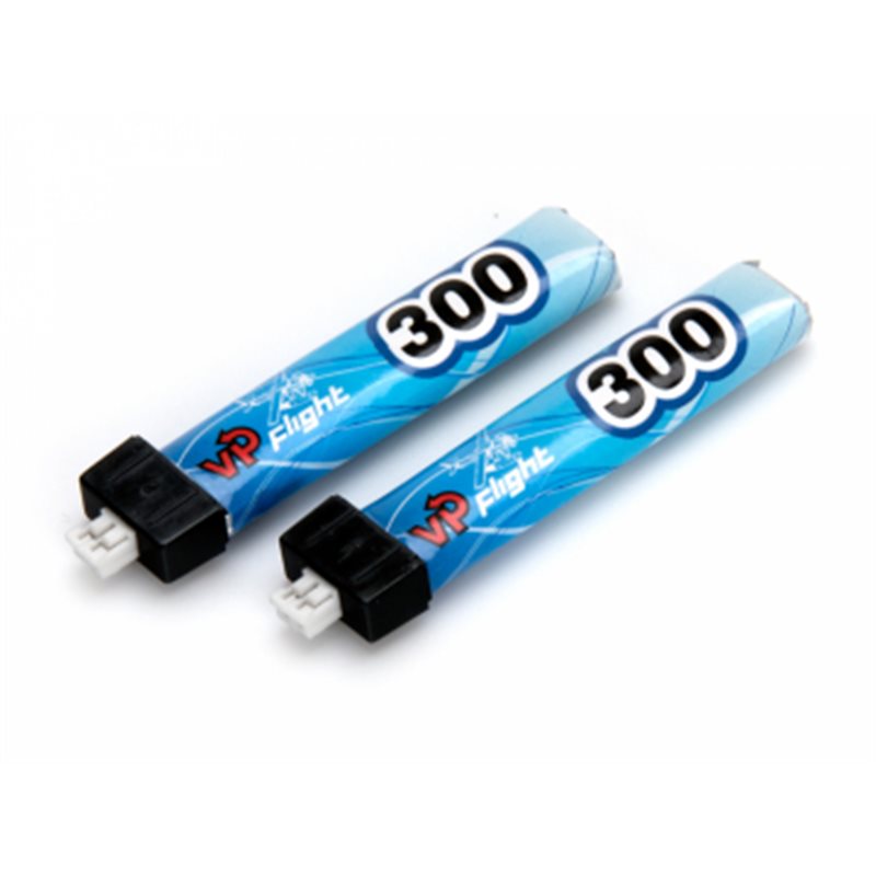 Li-Po Batteri 1S 3,8V 300mAh 30C JST-PH 2.0mm 2-Pack* SALE