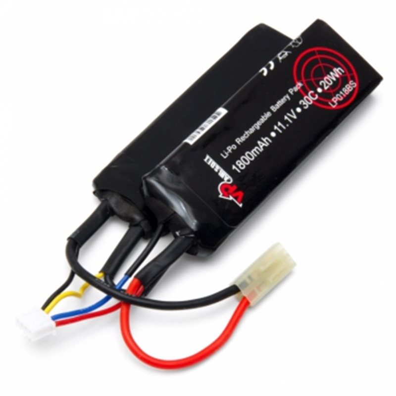 Li-Po Batteri 3S 11,1V 1800mAh 30C Split Airsoft*
