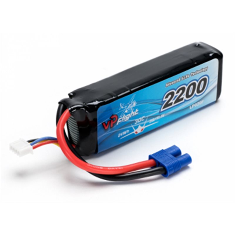 Li-Po Batteri 3S 11,1V 2200mAh 30C EC3-Kontakt